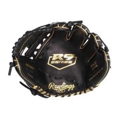Deals 😀 Rawlings R9 11.5" Baseball Glove: R9314-2BG Black, Gold ✨ -Deals glovegear Store 97ac 11 20 rawlings r9 11 5 baseball glove r9314 2bg 33541 6 l