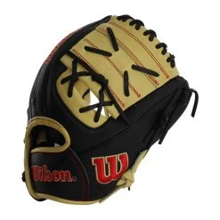 Promo ✔️ Wilson A2000 SuperSkin PFX2 11" Baseball Glove: WBW10010611 Black, Tan ❤️ -Deals glovegear Store 99e3 09 20 wilson a2000 superskin pfx2 11 baseball glove wbw10010611 33611 3 l