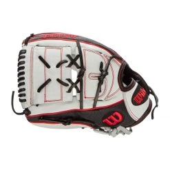 Best Sale 🎉 Wilson A2000 SuperSkin 12.25" Monica Abbott Fastpitch Softball Glove: WTA20RF19MA14GM Black, Red, White 💯 -Deals glovegear Store 9a6d 10 21 wilson a2000 superskin 12 25 monica abbott fastpitch softball glove wta20rf19ma14gm 30509 4 l