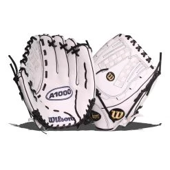 Promo 🔥 Wilson A1000 V125 12.5" Fastpitch Softball Glove: WBW100182125 Black, White, Gold ⭐ -Deals glovegear Store a0cf 03 21 wilson a1000 v125 12 5 fastpitch softball glove wbw100182125 34280 2 l