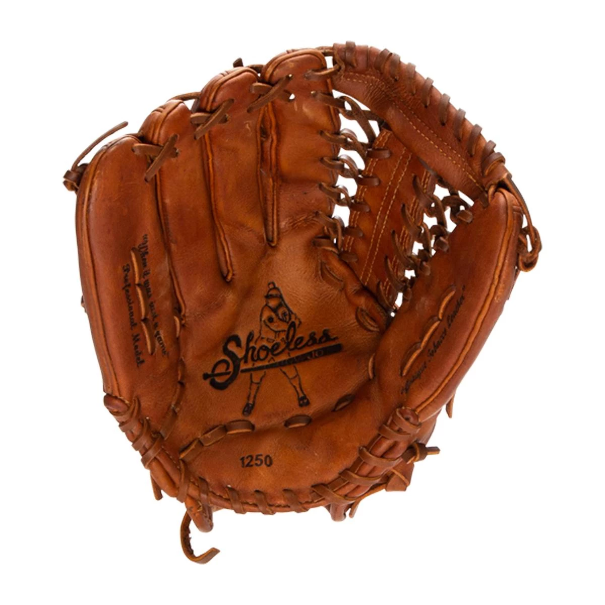Hot Sale โ๏ธ Shoeless Joe Professional 12.5" Baseball Glove: 1250MT Brown ๐ 2 Hot Sale โ๏ธ Shoeless Joe Professional 12.5" Baseball Glove: 1250MT Brown ๐ - Image 2