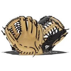 Deals 👍 Akadema ProSoft Select Series 11.5" Baseball Glove: ASF418 Black, Tan ⌛ -Deals glovegear Store a2ba 12 21 akadema prosoft select series 11 5 baseball glove asf418 35378 015 l