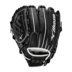 Flash Sale 🔔 Mizuno Pro Select 12" Fastpitch Softball Glove: GPSF1200BK Black, White 🎉 -Deals glovegear Store a446 11 21 mizuno pro select 12 fastpitch softball glove gpsf1200bk 30757 7 l