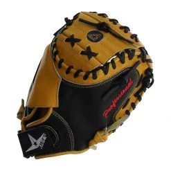 Best deal 😍 All Star Pro 33.5" Baseball Catcher's Mitt: CM3100SBT Black, Tan ✔️ -Deals glovegear Store a618 10 19 7957 2 l