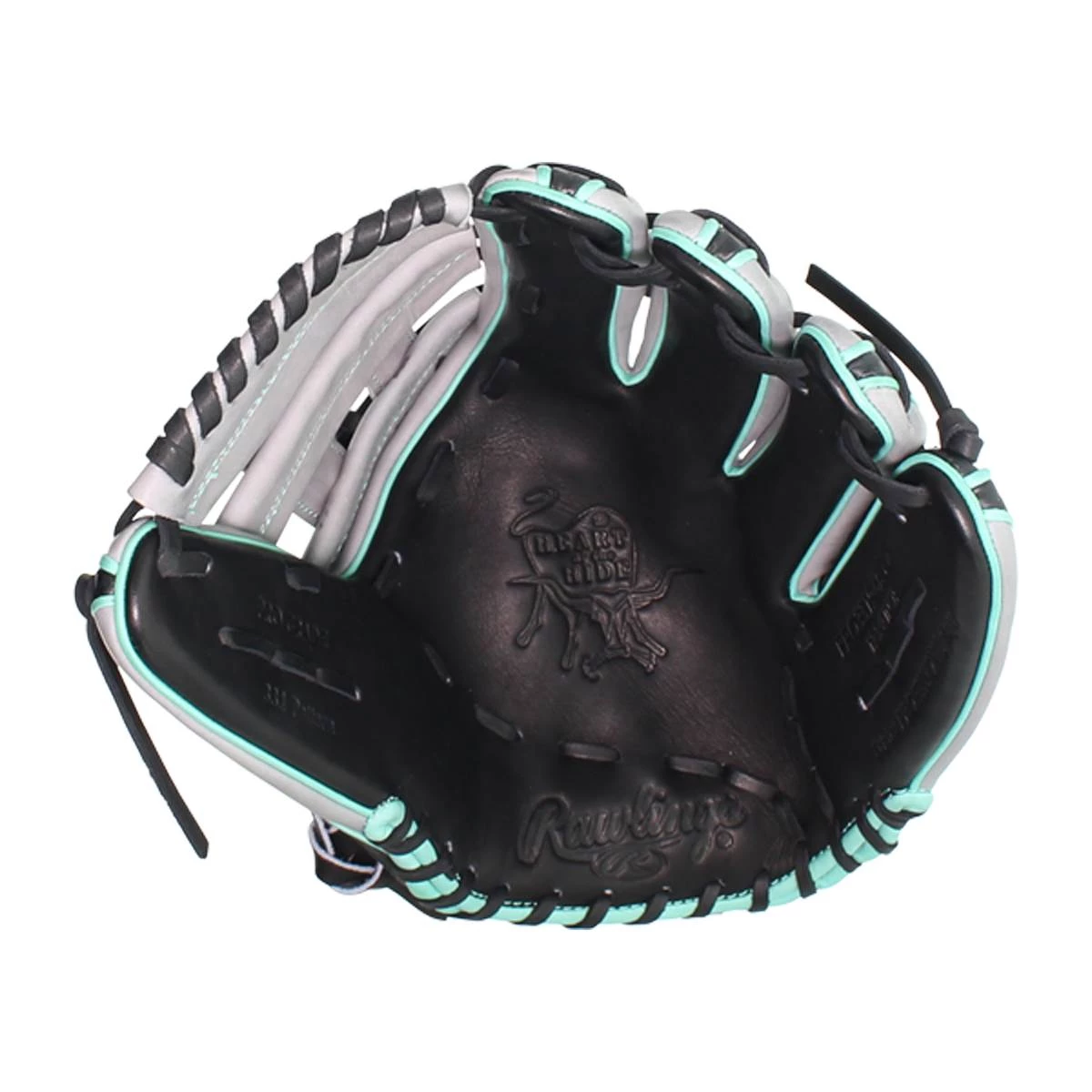 Budget ๐คฉ Rawlings Heart of the Hide Hyper Shell 12.75" Baseball Glove: PRO3319-6BGCF Black, Grey, Teal ๐ 13 Budget ๐คฉ Rawlings Heart of the Hide Hyper Shell 12.75" Baseball Glove: PRO3319-6BGCF Black, Grey, Teal ๐ - Image 13
