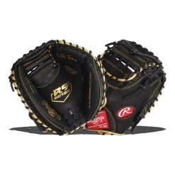 Top 10 🔔 Rawlings R9 32.5" Baseball Catcher's Mitt: R9CM325BG Black, Gold ✔️
