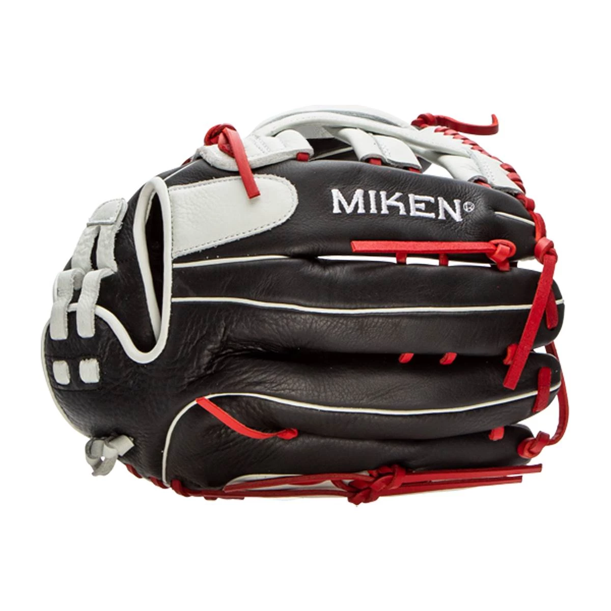 Promo 👍 Miken Player Series 13" Slow Pitch Softball Glove: PS130-PH Black, Red, White ⭐ 4 Promo 👍 Miken Player Series 13" Slow Pitch Softball Glove: PS130-PH Black, Red, White ⭐ - Image 4