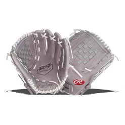 Best Pirce 😀 Rawlings R9 12" Fastpitch Softball Glove: R9SB120-3G Grey 🎁