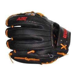 Hot Sale ✔️ Wilson A2K 11.5" SuperSkin Baseball Glove: WBW100059115 Black, Tan ✔️ -Deals glovegear Store acb5 07 20 wilson a2k 11 5 superskin baseball glove wbw100059115 33315 5 l