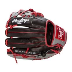 Flash Sale 🔔 Rawlings HOH Mark of a Pro 11.25" Baseball Glove: SPNP2-2BG Black, Grey, Red ❤️ -Deals glovegear Store acfa 12 21 rawlings hoh mark of a pro 11 25 baseball glove spnp2 2bg 34315 5 l