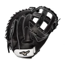 Flash Sale 🌟 Mizuno Pro Select 34.5" Fastpitch Softball Catcher's Mitt: GPSF-340TG Black, White ⭐ -Deals glovegear Store adc8 08 21 mizuno pro select 34 5 fastpitch softball catchers mitt gpsf 340tg 34549 7 l