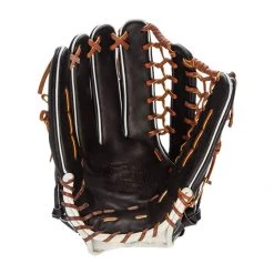 Flash Sale 🌟 Easton MLB Only Professional Collection 12.75" Baseball Glove: F78 Black, Tan 😀