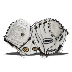 Promo π₯ Wilson A1000 V125 12.5" Fastpitch Softball Glove: WBW100182125 Black, White, Gold β