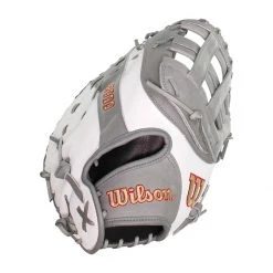 Best Pirce 😍 Wilson A2000 SuperSkin FP1B 12.50" Fastpitch Softball First Base Mitt: WBW100219125 Grey, White 👍 -Deals glovegear Store b072 09 20 wilson a2000 superskin fp1b 12 50 fastpitch softball first base mitt wbw100219125 33638 7 l