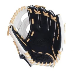 Deals ❤️ Rawlings HOH Mark of a Pro 11" Baseball Glove: SPYPT1-1NW Navy, White, Tan 🌟