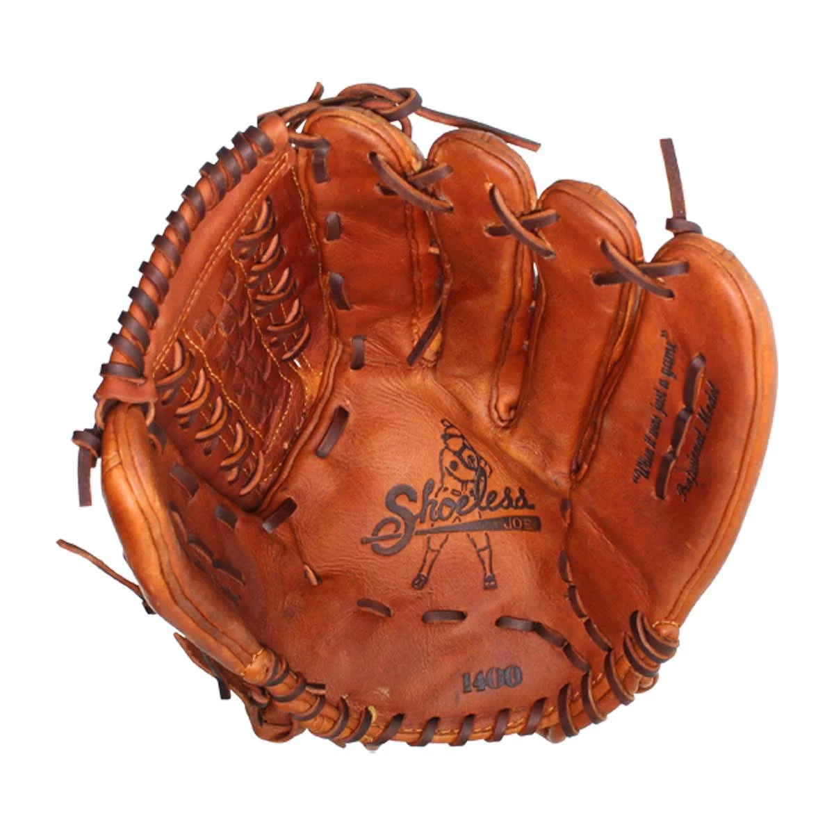 Hot Sale β€οΈ Shoeless Joe Professional 14" Slow Pitch Softball Glove: 1401BW Brown π 6 Hot Sale β€οΈ Shoeless Joe Professional 14" Slow Pitch Softball Glove: 1401BW Brown π - Image 6