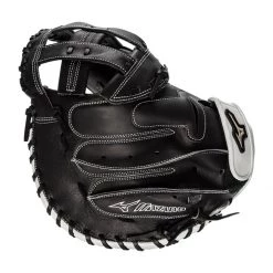 Flash Sale 🌟 Mizuno Pro Select 34.5" Fastpitch Softball Catcher's Mitt: GPSF-340TG Black, White ⭐ -Deals glovegear Store b302 08 21 mizuno pro select 34 5 fastpitch softball catchers mitt gpsf 340tg 34549 5 l