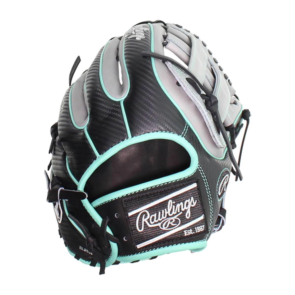 Budget ๐คฉ Rawlings Heart of the Hide Hyper Shell 12.75" Baseball Glove: PRO3319-6BGCF Black, Grey, Teal ๐ 14 Budget ๐คฉ Rawlings Heart of the Hide Hyper Shell 12.75" Baseball Glove: PRO3319-6BGCF Black, Grey, Teal ๐ - Image 14