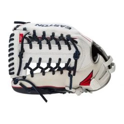 Best Sale ⌛ Easton Professional Collection Haylie McCleney 12.75" Fastpitch Softball Glove: HM8136 Navy, Red, White 🎉 -Deals glovegear Store b58d 12 21 easton professional collection haylie mccleney 12 75 fastpitch softball glove hm8136 34198 11 l