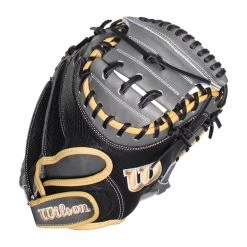 Outlet ⌛ Wilson A2000 PF33 33" Baseball Catcher's Mitt: WBW10016233 Black, Grey ✨ -Deals glovegear Store b927 09 20 wilson a2000 pf33 33 baseball catchers mitt wbw10016233 33628 3 l