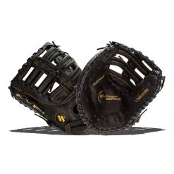 Best deal 🔥 Worth Player Series 13" Slow Pitch First Base Mitt: WPL130-FB Black, Gold 🔔