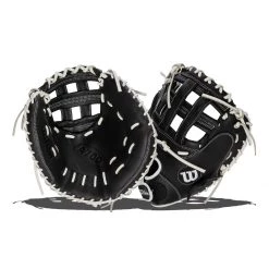 Best Sale โจ Wilson A700 33" Fastpitch Softball Catcher's Mitt: WBW10042733 Black, White โ