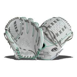 Budget ❤️ Rawlings Heart of the Hide 12" Fastpitch Softball Glove: PRO716SB-18WM Teal, White 🎉