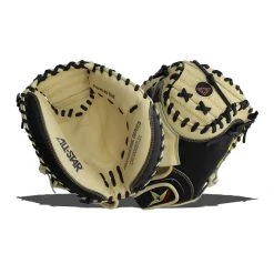 Best deal 👍 All Star Pro Elite 31.5" Travel Ball Catcher's Mitt: CM3000BTJR Black, Brown 🥰 -Deals glovegear Store c025 04 19 30951 l