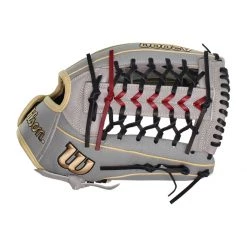 Top 10 ❤️ Wilson A2000 SuperSkin T125 12.5" Fastpitch Softball Glove: WBW100216125 Gold, Grey 🎉 -Deals glovegear Store c04d 09 20 wilson a2000 superskin t125 12 5 fastpitch softball glove wbw100216125 33636 4 l