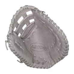 Best Pirce 😍 Wilson A2000 SuperSkin FP1B 12.50" Fastpitch Softball First Base Mitt: WBW100219125 Grey, White 👍 -Deals glovegear Store c1a8 09 20 wilson a2000 superskin fp1b 12 50 fastpitch softball first base mitt wbw100219125 33638 6 l