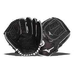 Flash Sale ⭐ Mizuno Pro Select 12.5" Fastpitch Softball Glove: GPSF1250BK Black, White 🎁 -Deals glovegear Store c247 09 18 30759 l