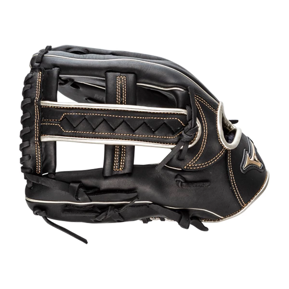 Discount ๐ Mizuno MVP Prime SE 12.5'' Slow Pitch Softball Glove: GMVP1250PSES8 Black/Gold Black, Yellow ๐งจ 4 Discount ๐ Mizuno MVP Prime SE 12.5'' Slow Pitch Softball Glove: GMVP1250PSES8 Black/Gold Black, Yellow ๐งจ - Image 4