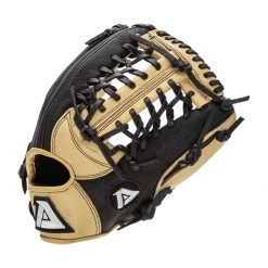 Deals 👍 Akadema ProSoft Select Series 11.5" Baseball Glove: ASF418 Black, Tan ⌛ -Deals glovegear Store c2f1 12 21 akadema prosoft select series 11 5 baseball glove asf418 35378 6 l