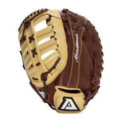 Wholesale 🥰 Akadema Prodigy 11.5" Youth First Base Mitt: AHC94-12 Brown ❤️ -Deals glovegear Store c501 11 21 akadema prodigy 11 5 youth first base mitt ahc94 12 14975 7 l