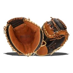 Best deal ✔️ Easton Professional Collection Hybrid 33.5" Baseball Catcher's Mitt: PCH-H35 Black, Tan ❤️
