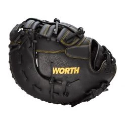 Best deal 🔥 Worth Player Series 13" Slow Pitch First Base Mitt: WPL130-FB Black, Gold 🔔 -Deals glovegear Store c9bc 10 21 worth player series 13 slow pitch first base mitt wpl130 fb 33939 12 l
