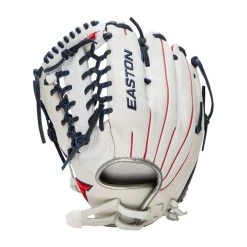Best Sale ⌛ Easton Professional Collection Haylie McCleney 12.75" Fastpitch Softball Glove: HM8136 Navy, Red, White 🎉 -Deals glovegear Store c9d0 12 21 easton professional collection haylie mccleney 12 75 fastpitch softball glove hm8136 34198 14 l