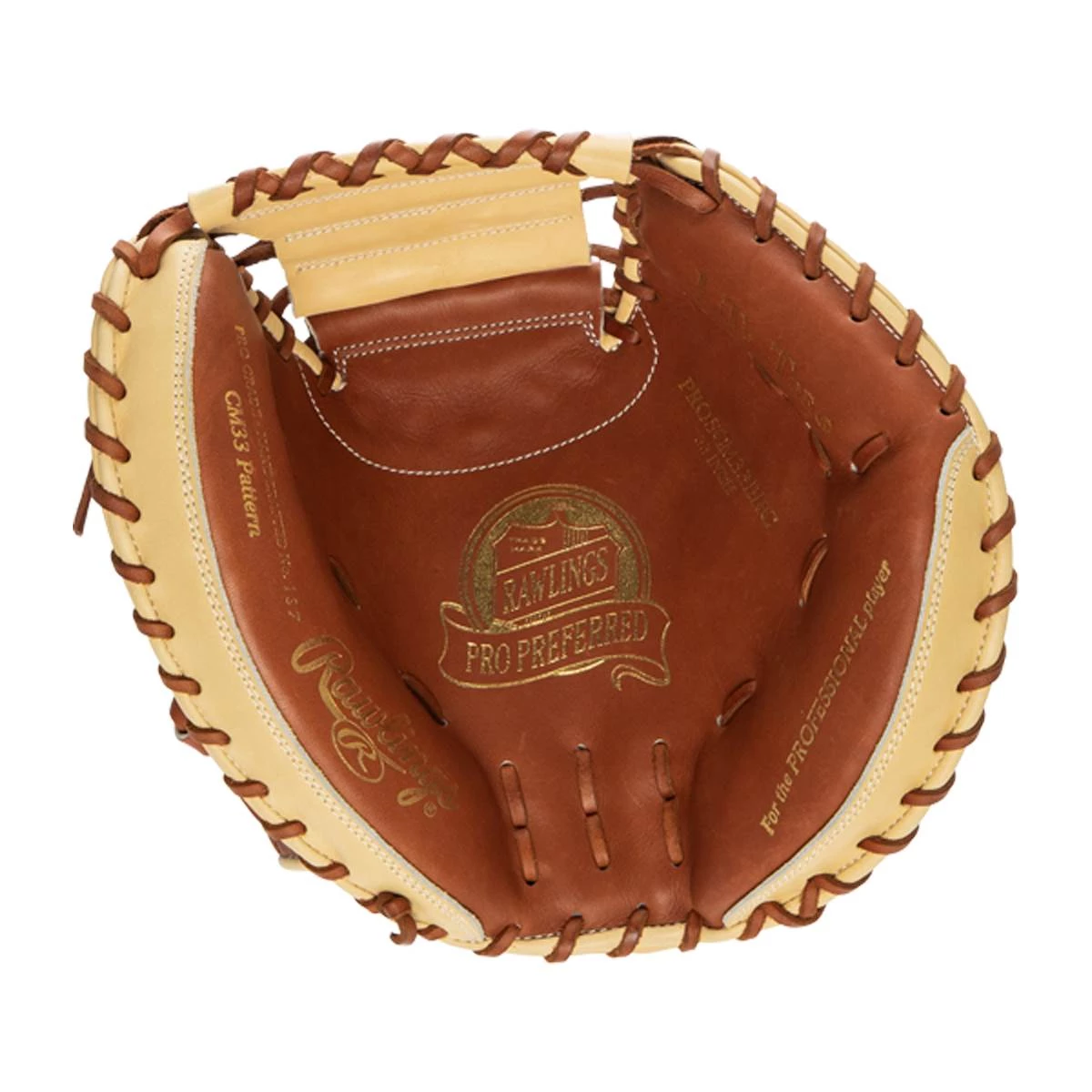 Budget ❤️ Rawlings Pro Preferred 33" Baseball Catcher's Mitt: PROSCM33BRC Brown, Tan ✨ 2 Budget ❤️ Rawlings Pro Preferred 33" Baseball Catcher's Mitt: PROSCM33BRC Brown, Tan ✨ - Image 2