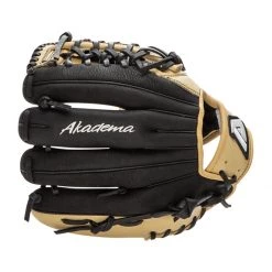 Deals 👍 Akadema ProSoft Select Series 11.5" Baseball Glove: ASF418 Black, Tan ⌛ -Deals glovegear Store cbc2 12 21 akadema prosoft select series 11 5 baseball glove asf418 35378 10 l