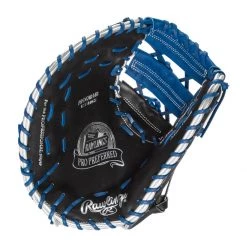 Hot Sale ❤️ Rawlings Pro Preferred 12.75" Anthony Rizzo First Base Mitt: PROSAR44B Black, Blue, Silver 🎉 -Deals glovegear Store cc2f 12 21 rawlings pro preferred 12 75 anthony rizzo first base mitt prosar44b 33257 015 l