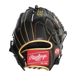 Best Sale 🎁 Rawlings R9 12" Baseball Glove: R9206-9BG Black, Gold ✔️ -Deals glovegear Store cf68 11 20 rawlings r9 12 baseball glove r9206 9bg 33538 7 l