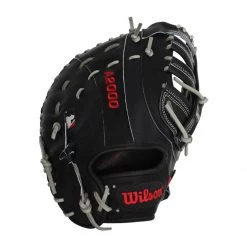 Flash Sale ✨ Wilson A2000 SuperSkin 12.25" First Base Mitt: WTA20RB202820SS Black 😍 -Deals glovegear Store d00f 08 19 31803 6 l