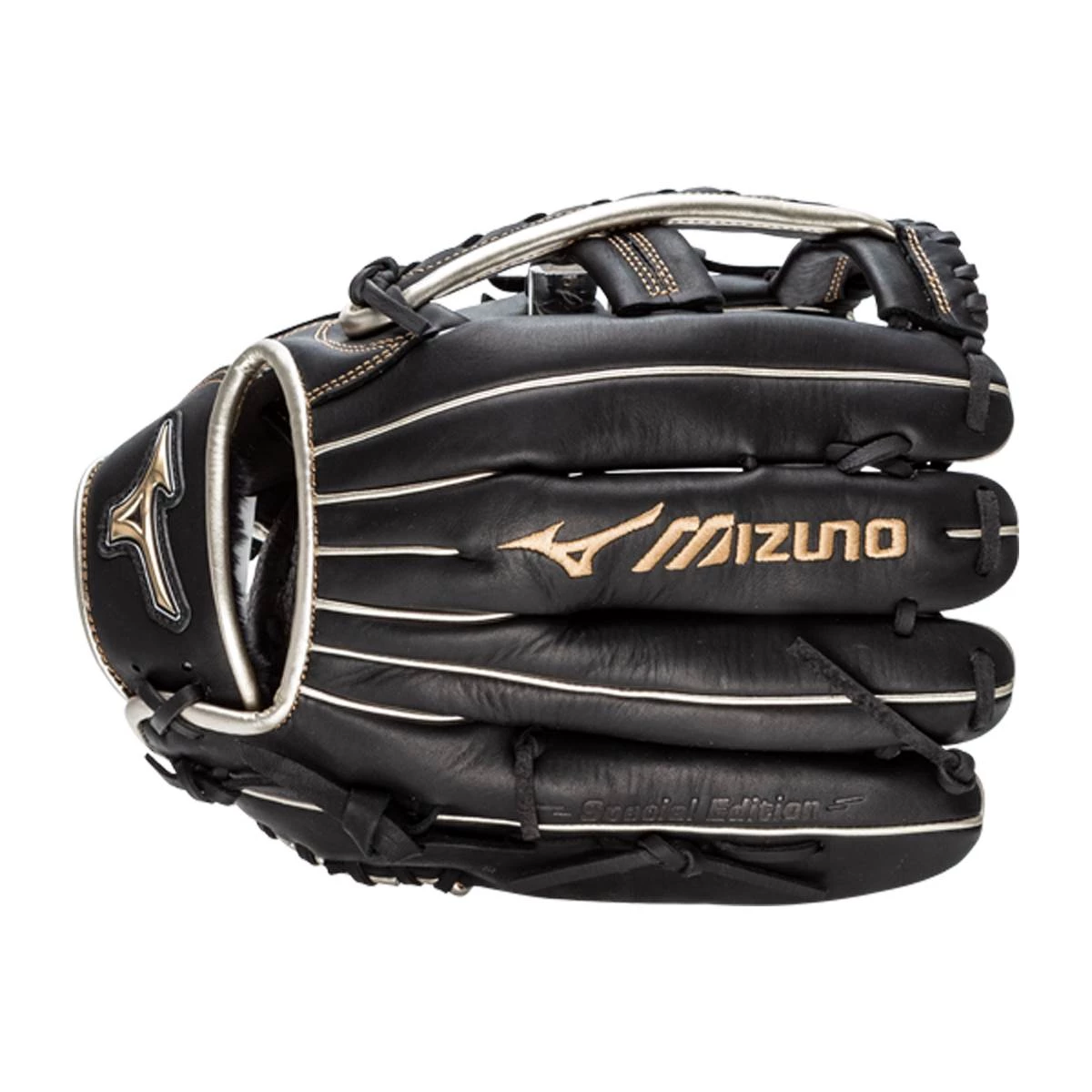 Discount ๐ Mizuno MVP Prime SE 12.5'' Slow Pitch Softball Glove: GMVP1250PSES8 Black/Gold Black, Yellow ๐งจ 5 Discount ๐ Mizuno MVP Prime SE 12.5'' Slow Pitch Softball Glove: GMVP1250PSES8 Black/Gold Black, Yellow ๐งจ - Image 5
