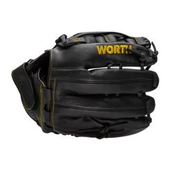 Deals ❤️ Worth Player Series 13.5" Slow Pitch Softball Glove: WPL135-PH Black, Gold ❤️ -Deals glovegear Store d3f4 09 21 worth player series 13 5 slow pitch softball glove wpl135 ph 33940 12 l