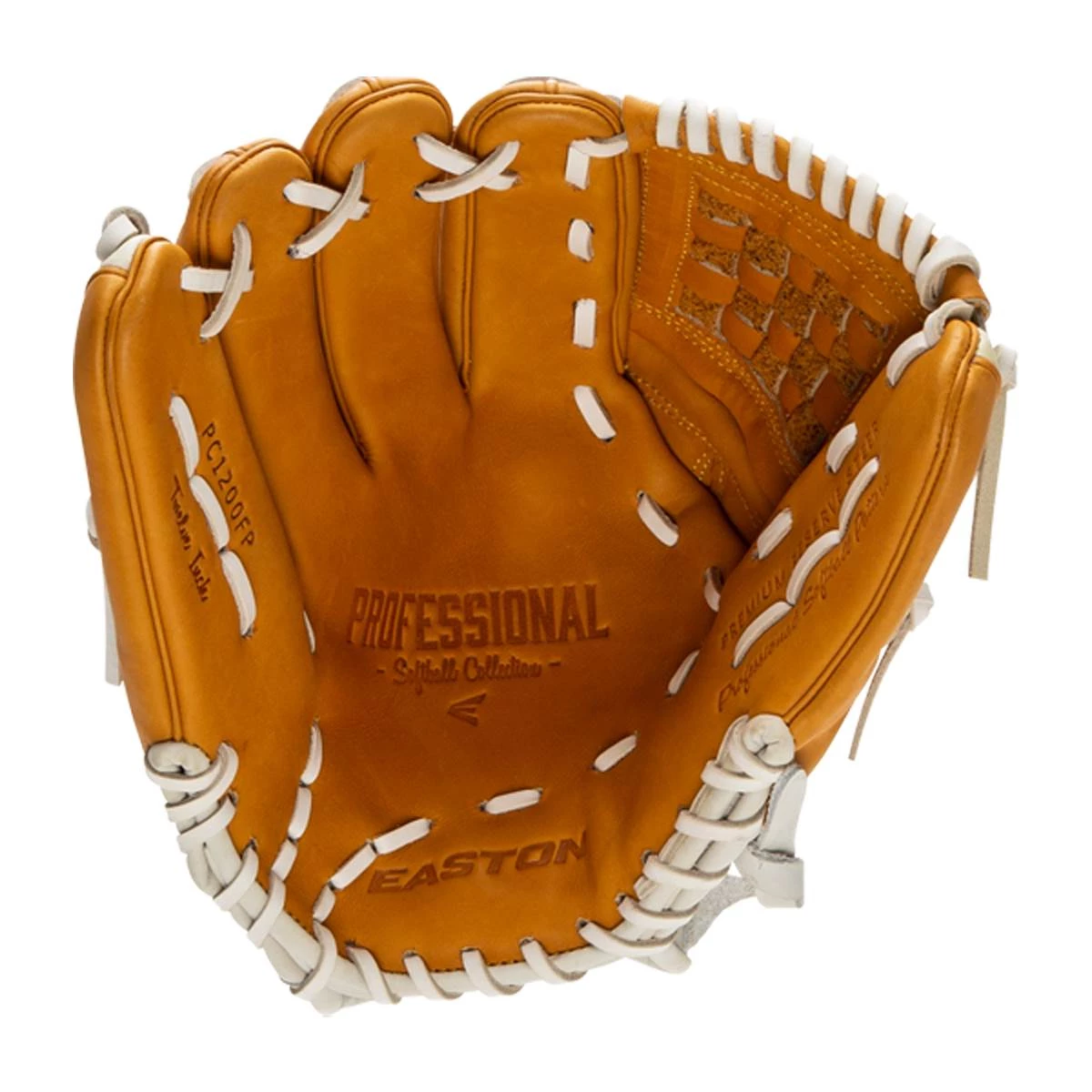 Outlet π Easton Professional Collection 12" Fastpitch Softball Glove: PC1200FP Brown, White π 2 Outlet π Easton Professional Collection 12" Fastpitch Softball Glove: PC1200FP Brown, White π - Image 2