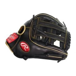 Deals ⌛ Rawlings R9 11.75" Baseball Glove: R9315-6BG Black, Gold 💯 -Deals glovegear Store d815 11 20 rawlings r9 11 75 baseball glove r9315 6bg 33540 4 l
