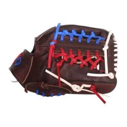 Best deal ❤️ Nokona X2 Elite 11.25" Youth Baseball Glove: X2-200POP RWB Blue, Brown, Red, White 🎉 -Deals glovegear Store d864 02 20 nokona x2 elite series youth baseball glove x2 200pop rwb youth 23501 4 l