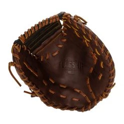 Best Sale ⌛ Easton Flagship 12.75" Baseball First Base Mitt: FS-J70 Black, Brown, Tan ❤️ -Deals glovegear Store ddfc 10 21 easton flagship 12 75 baseball first base mitt fs j70 34411 6 l