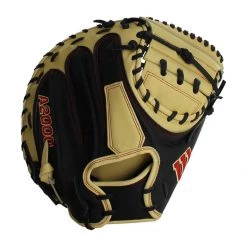 Budget ⌛ Wilson A2000 SuperSkin M2 33.5" Baseball Catcher's Mitt: WBW100117335 Black, Tan ✔️ -Deals glovegear Store de91 09 20 wilson a2000 superskin m2 33 5 baseball catchers mitt wbw100117335 33620 7 l