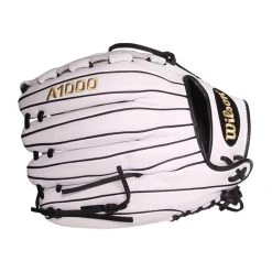 Promo 🔥 Wilson A1000 V125 12.5" Fastpitch Softball Glove: WBW100182125 Black, White, Gold ⭐ -Deals glovegear Store e10e 03 21 wilson a1000 v125 12 5 fastpitch softball glove wbw100182125 34280 10 l